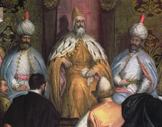 The Doge Marino Grimani Receiving the Ambassador of Persia (detail)